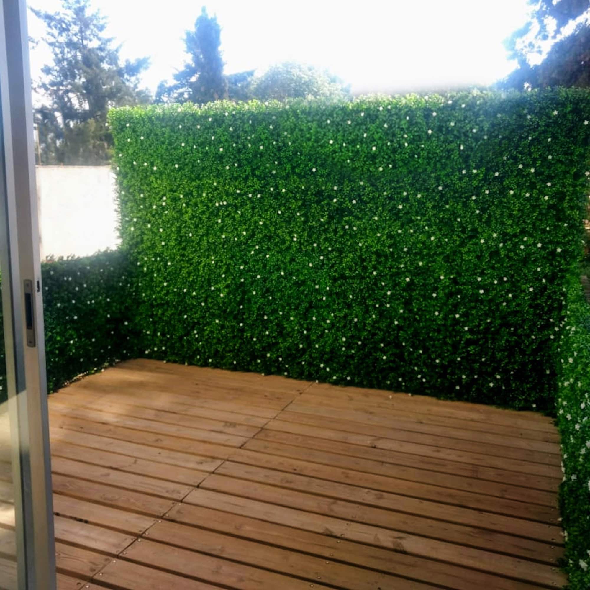 "Tulum" Artificial Foliage Plant Green Wall Panels, 4ct.